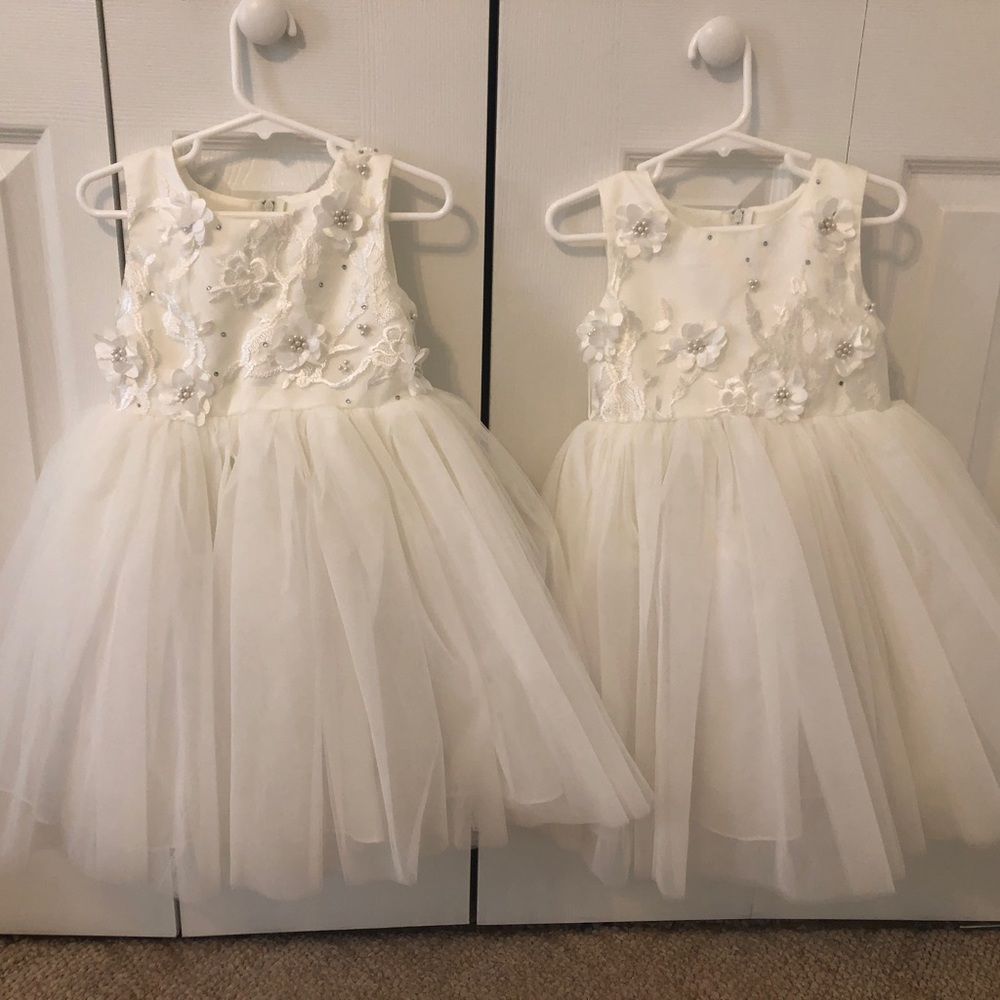 Rosebuds flower girl dress